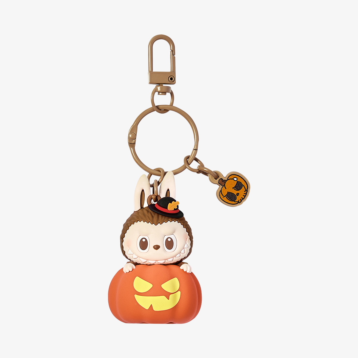 Серия Happy Halloween Party — Светящийся кулон LABUBU в виде тыквы